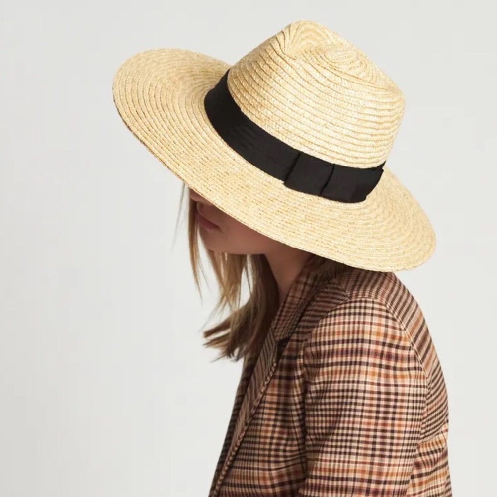 COPY - Brixton- Joanna Straw Fedora Hat Small